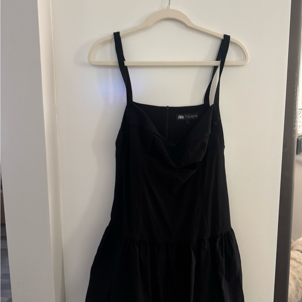 Zara Cutout Balloon Dress - Picture 6 of 8